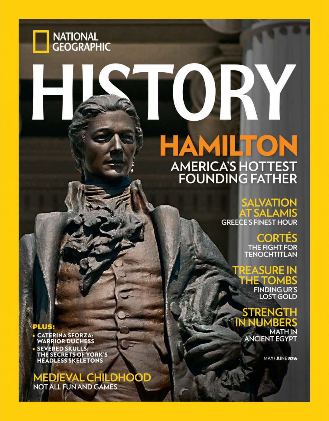 شماره جدید مجله تاریخ و باستان شناسی نشنال جئوگرافیک ویژه ماه می ژوئن 2016